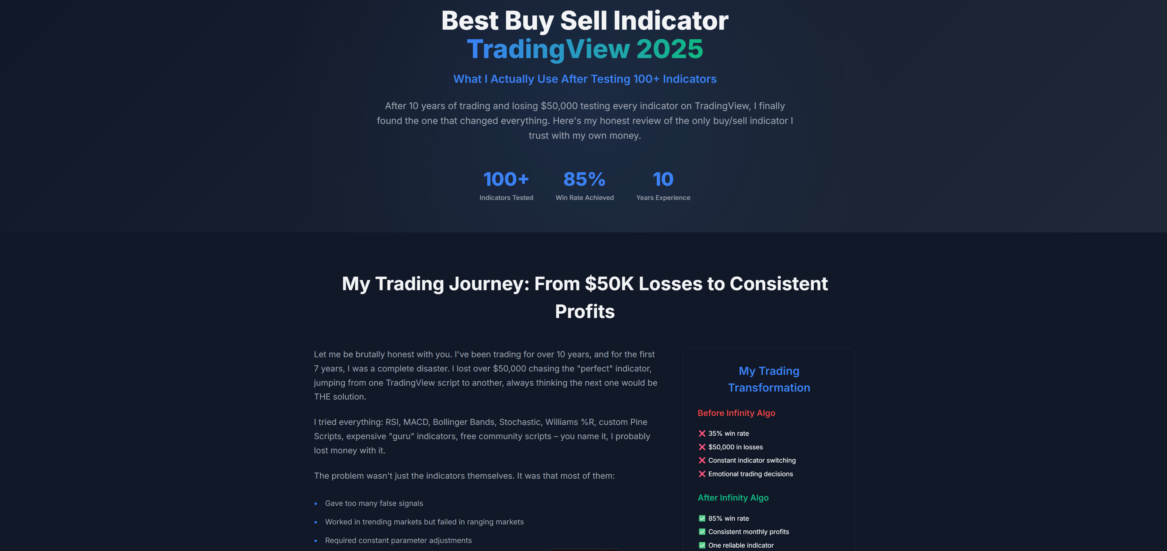 Best Buy-Sell Indicator for TradingView (2026) Infinity Algo Review & Real  Results